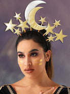 Twinkling Moon and Star Reflective Headdress