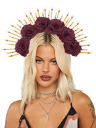 Floral Spike Crown for Goddess-Inspired Looks