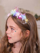 Radiant Butterfly Pearl Garland Tiara