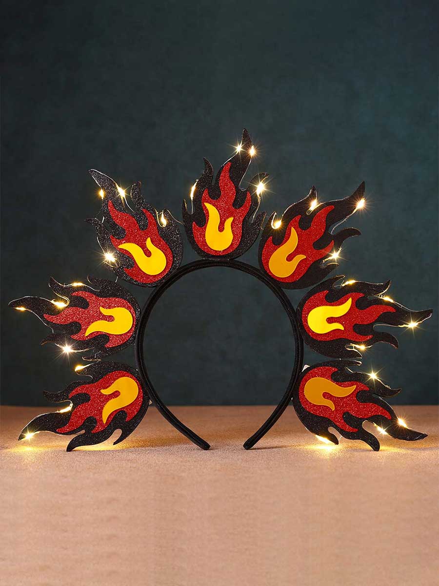 Illuminated Flame Headpiece