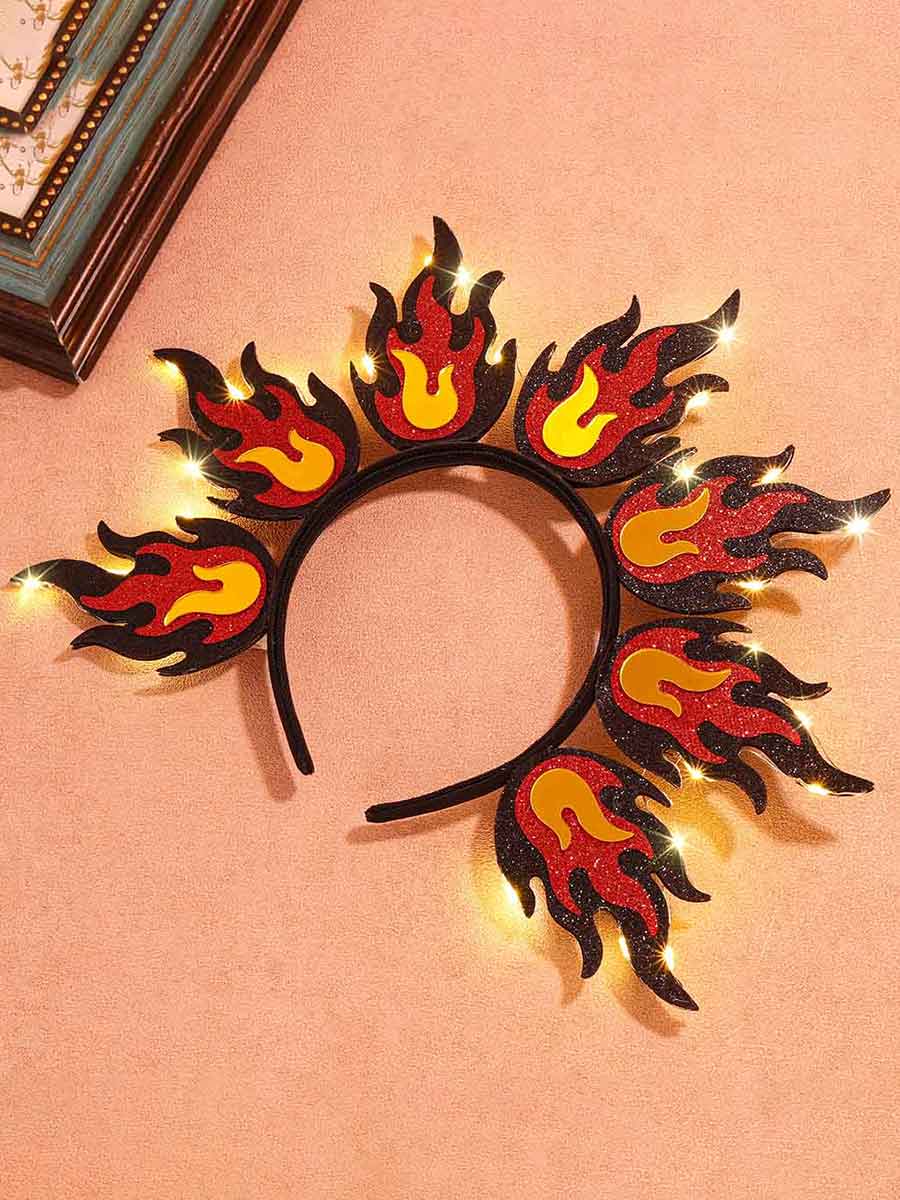 Glowing Flame Headband