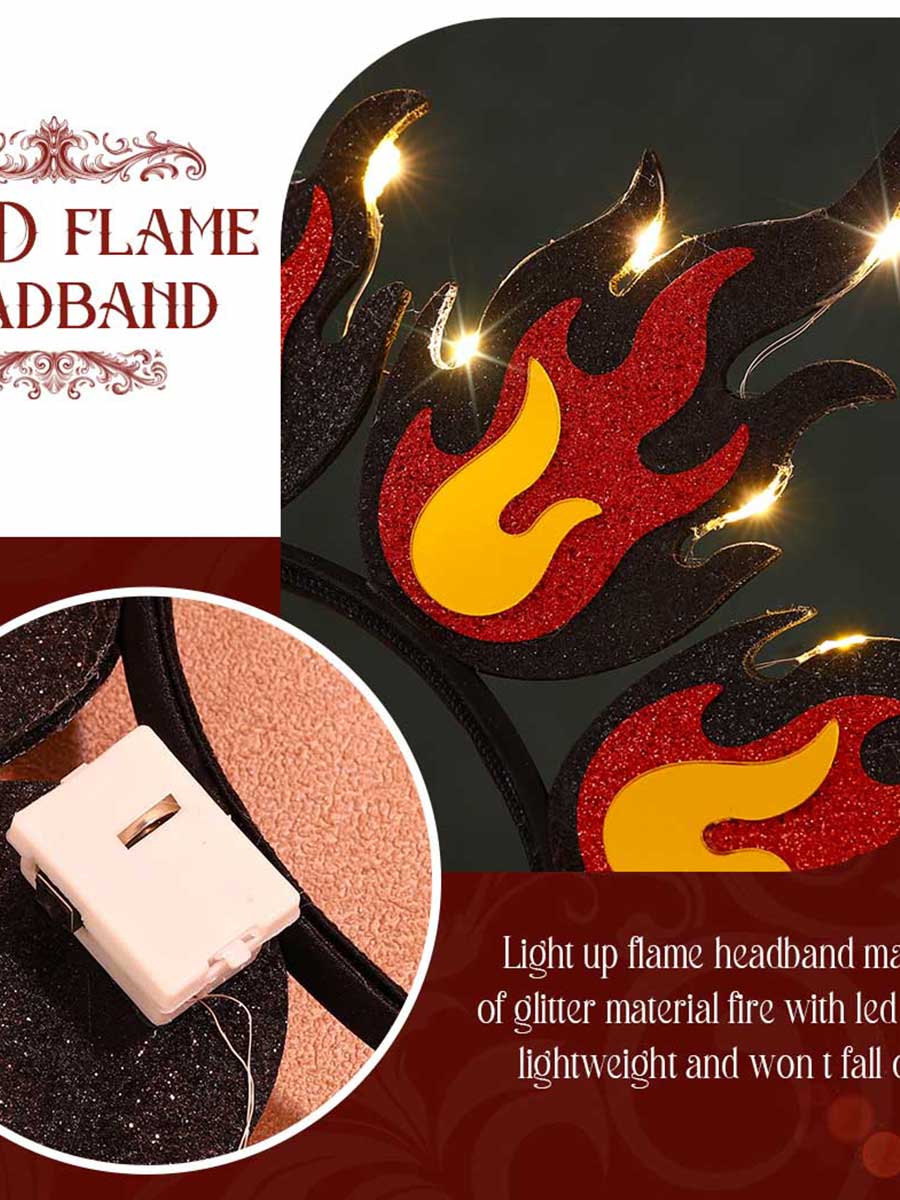 Flame Glow Headband