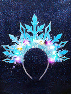 LED Snowflake Beaded Headpiece