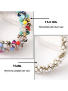 Triple Pack Pearl-Adorned Hair Bands