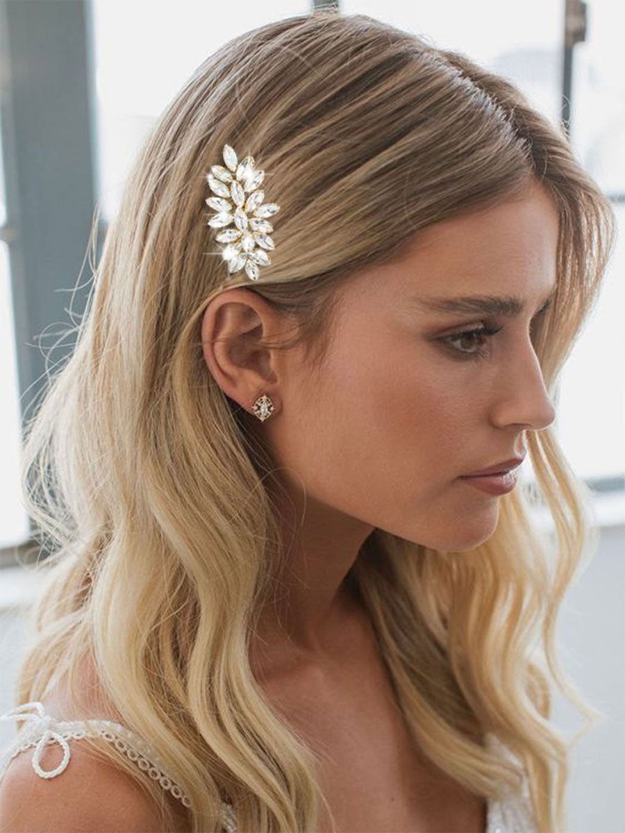 Crystal-Studded Prom Hair Accessory