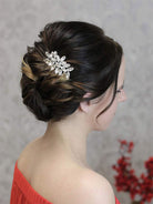 Shimmering Crystal Evening Hair Ornament