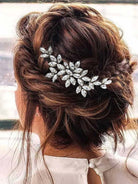 Luminous Crystal Floral Hairpin