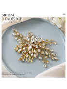 Shimmering Rhinestone Bridal Comb