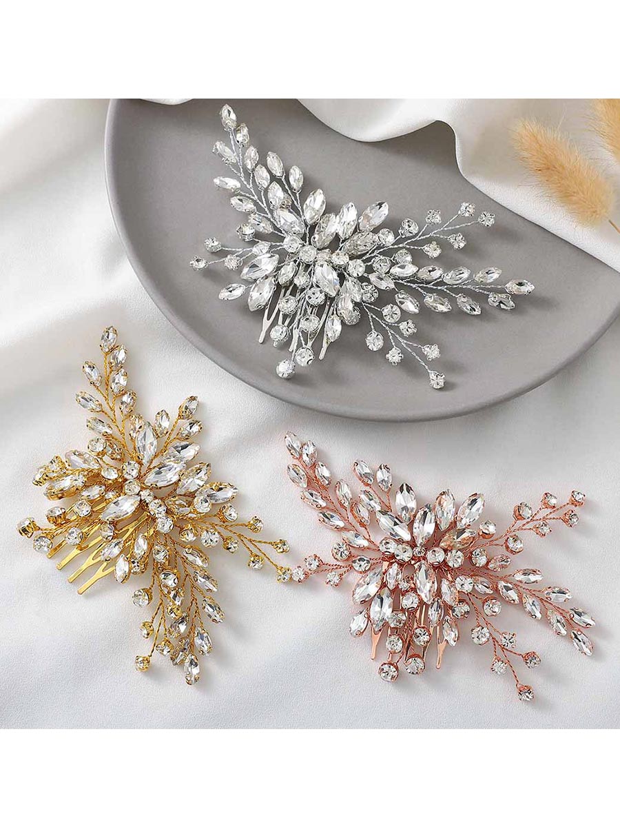 Dazzling Rhinestone Wedding Hair Clip