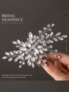 Luxury Crystal and Alloy Bridal Hairpiece