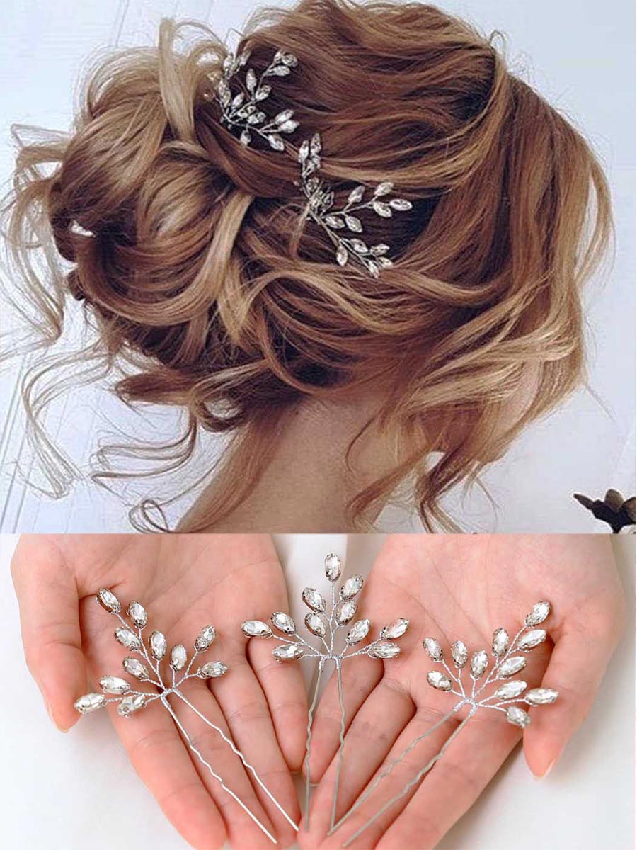 Crystal Bridal Hairpin Set