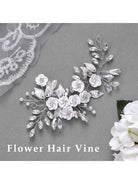 5.5-Inch Bridal Flower Hair Ornament