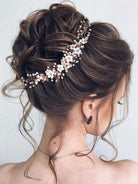 Vine-Inspired Crystal Hair Adornment