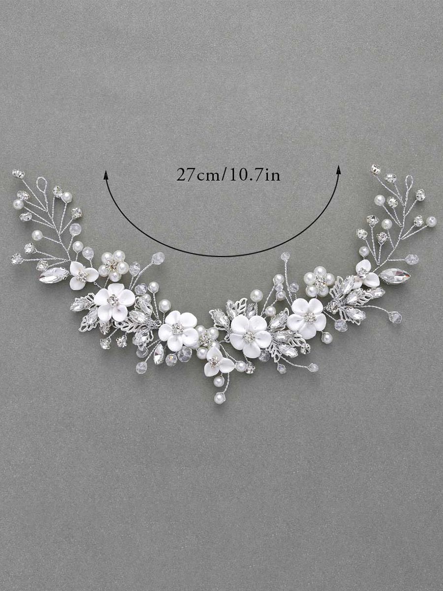 White Blossom Wedding Hair Ornament