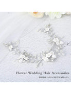 Elegant Silver Flower Hair Adornment