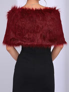 Elegant Faux Fur Winter Stole