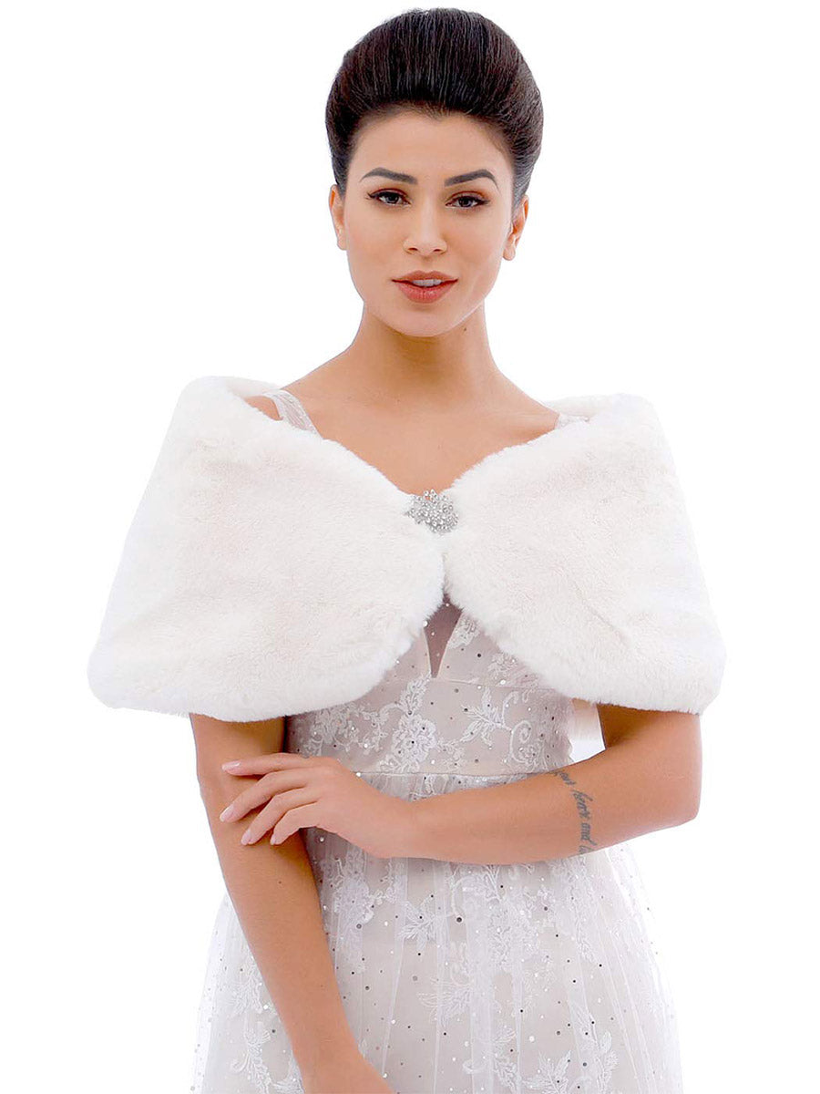 Bridal Fur Wrap for Parties