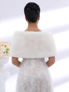 Plush Faux Fur Wedding Stole