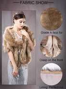 Bridal Fur Wrap for Winter Ceremonies