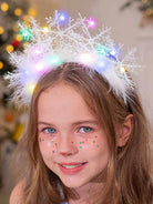 Illuminated Snowflake Party Headpiece