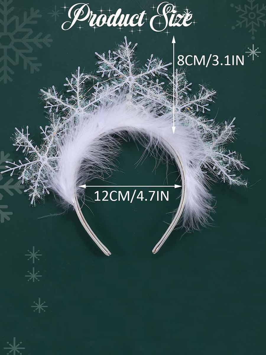 Snowflake LED Holiday Hair Accessory