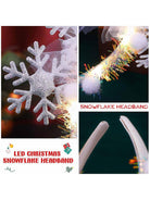 Charming LED Snowflake Party Headband