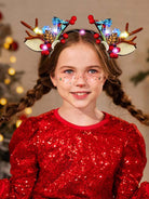 Whimsical LED Reindeer Headband