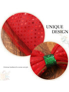 Dazzling Red Bow Holiday Hairband