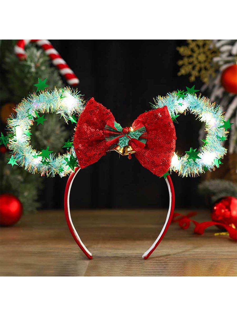 Light-Up Mouse Ear Bow Hairband