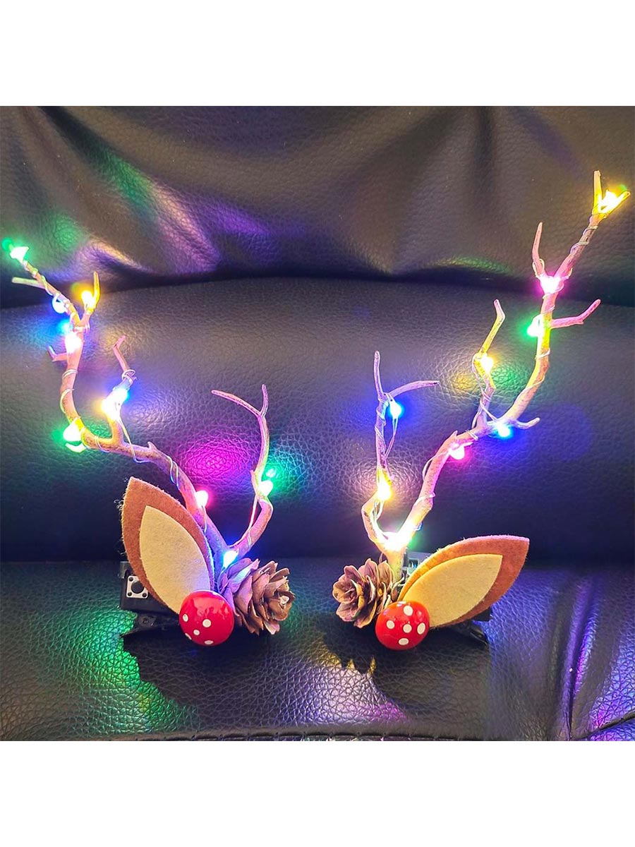 LED Reindeer Horn Hair Accessories