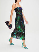 Long Sequin Slip Dress - Glamorous & Elegant Evening Gown