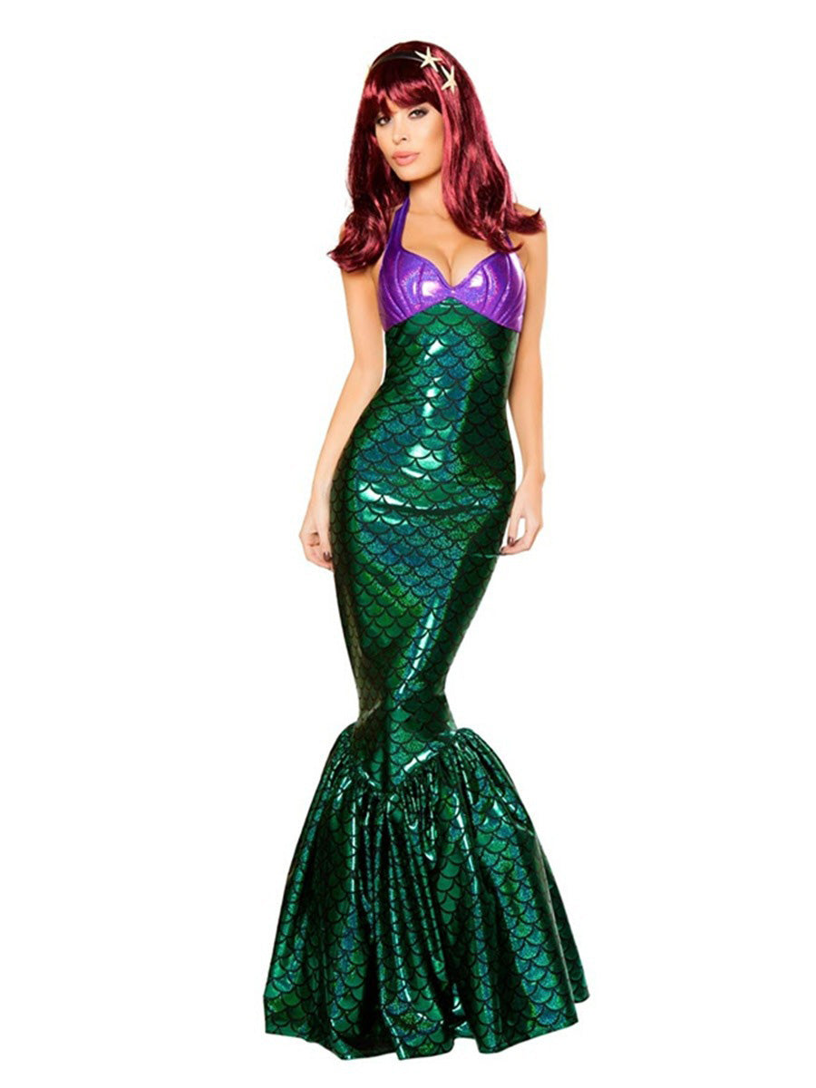 Mermaid Princess Costume Dress - Reflective & Magical for Dress-Up