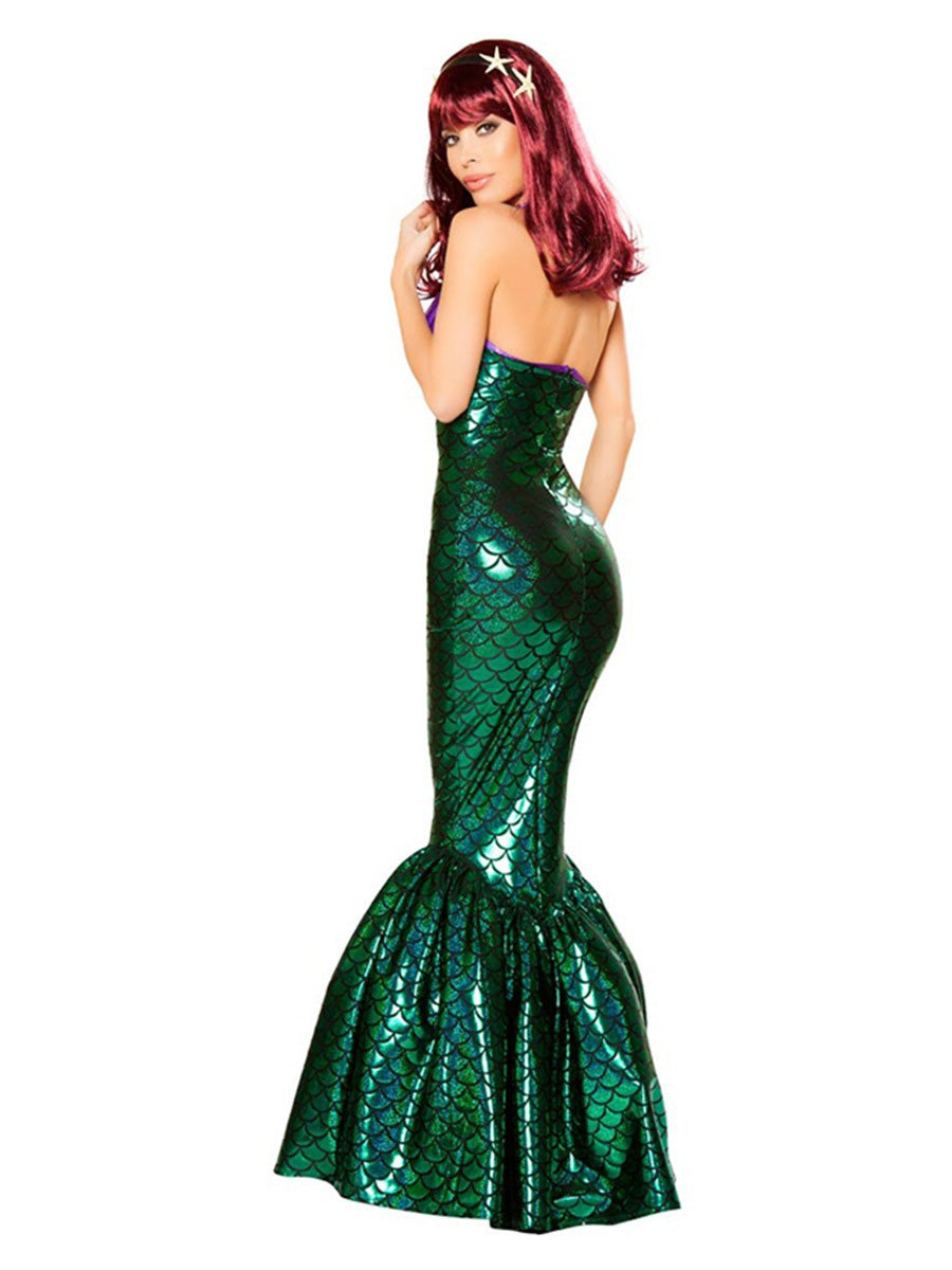 Sparkling Mermaid Princess Dress - Reflective Costume for Fantasy Play