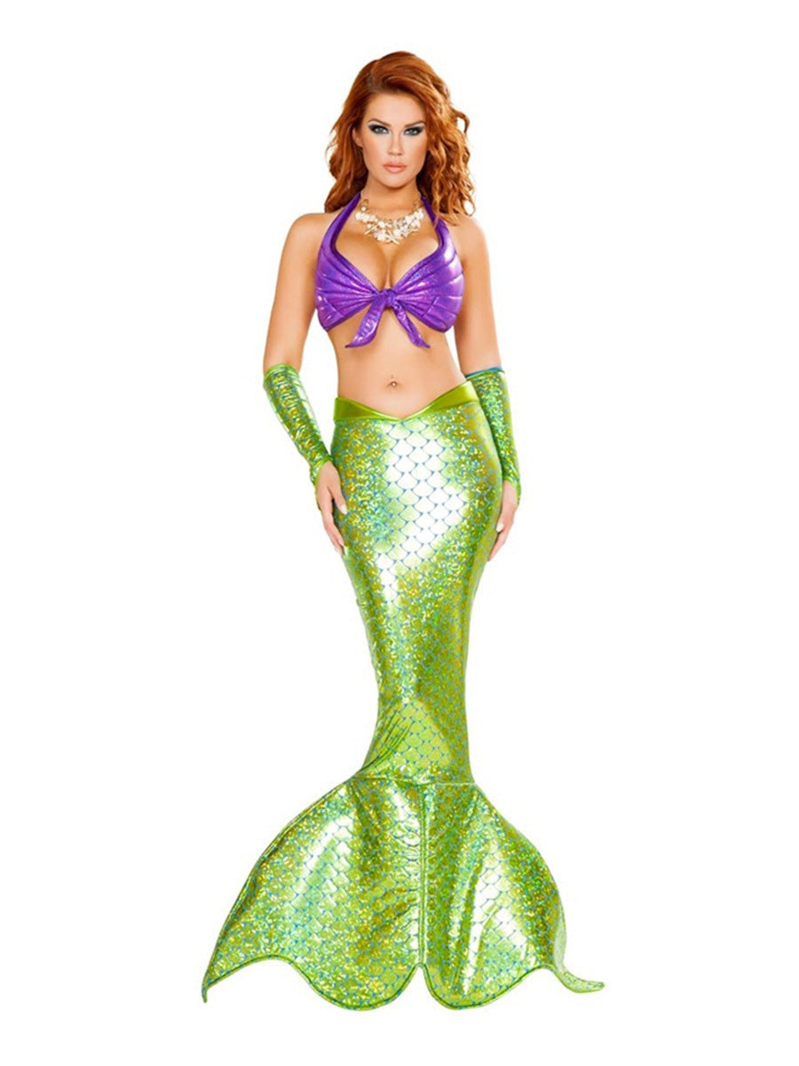 Enchanting Mermaid Costume - Reflective Dress for Little Princesses