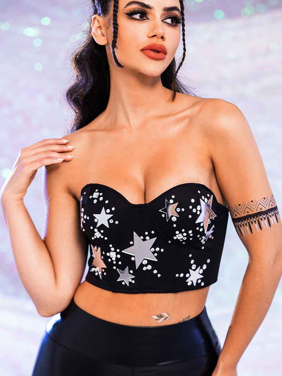 sparkly bandeau