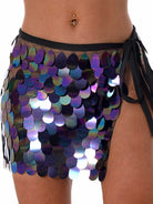 Clubwear black sequin skirt