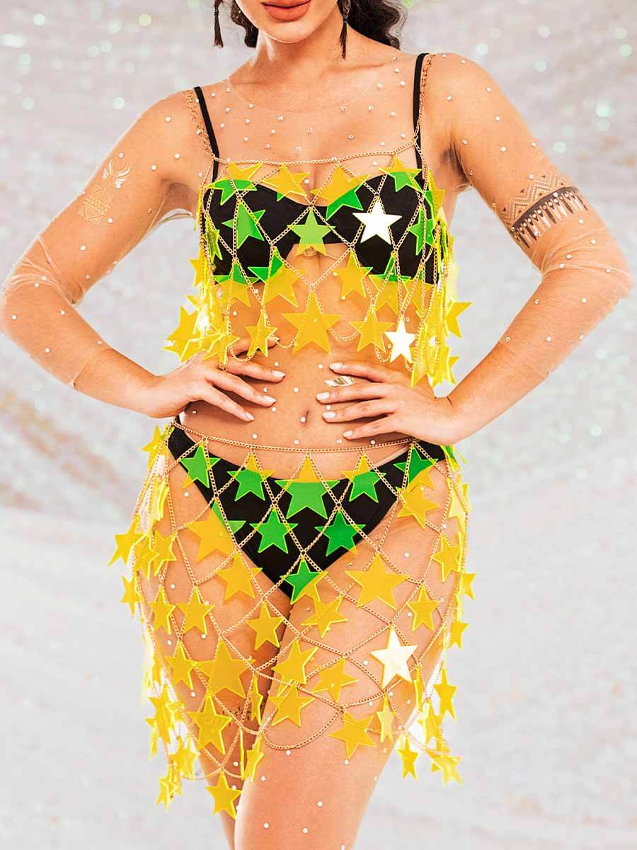 sequin two piece outfits