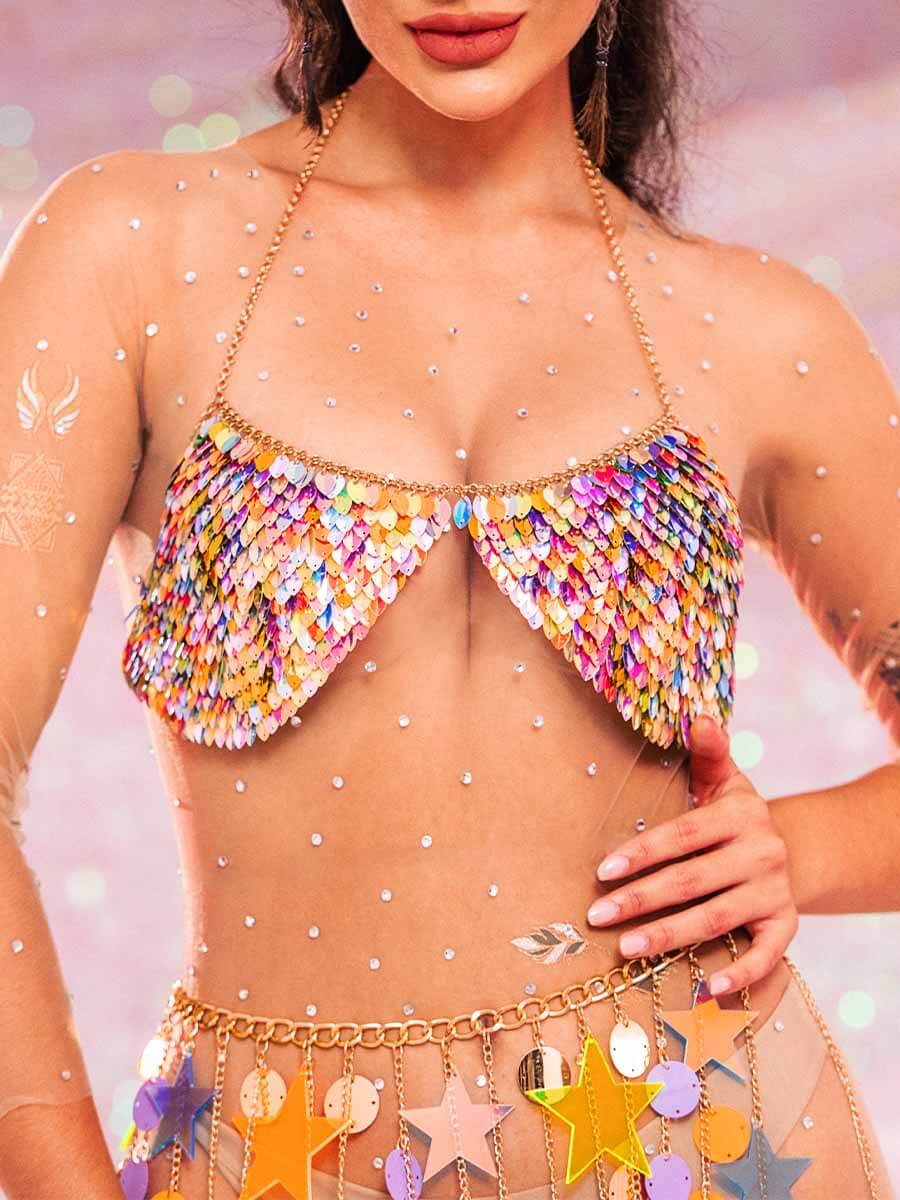 sparkly bra