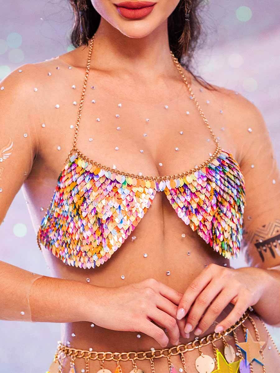 sparkly bra tops